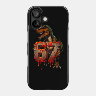 T-Rex 67 Lava design Phone Case