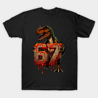 T-Rex 67 Lava design T-Shirt