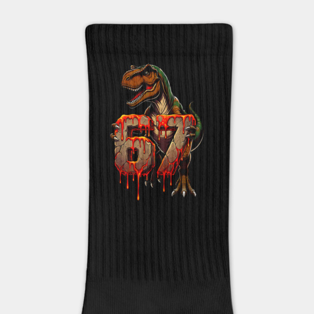 T-Rex 67 Lava design by UrbanLifeApparel