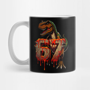 T-Rex 67 Lava design Mug