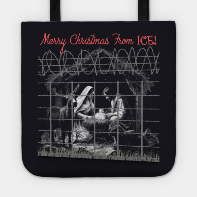 Merry Christmas From ICE! Tote by Charles's Store 8