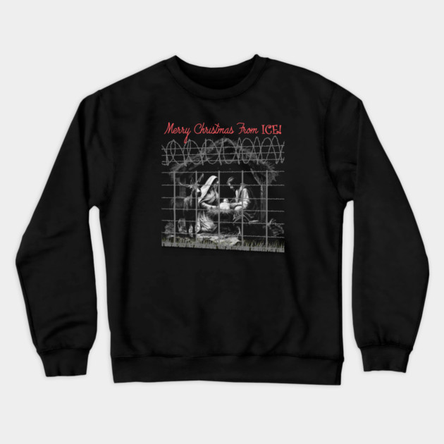 Merry Christmas From ICE! Crewneck Sweatshirt by Charles's Store 8