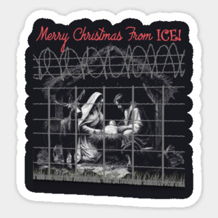 Merry Christmas From ICE! Sticker