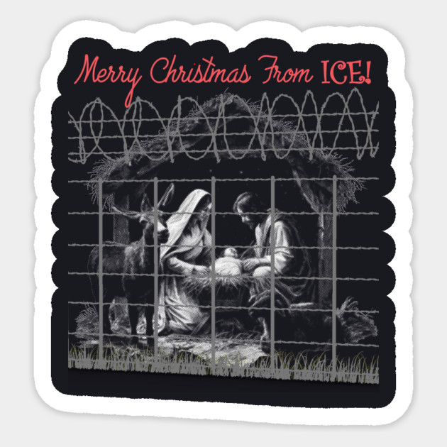 Merry Christmas From ICE! Sticker by Charles's Store 8