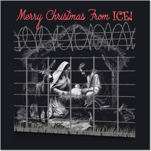 Merry Christmas From ICE! Wall Art by Charles's Store 8