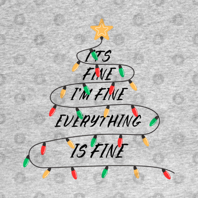 Minimalist Christmas Light Tree with Golden Star Topper by Creatifly Graphic Tees