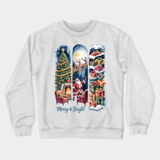 Merry-and-bright Crewneck Sweatshirt