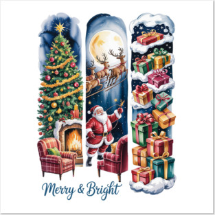 Merry-and-bright Posters and Art