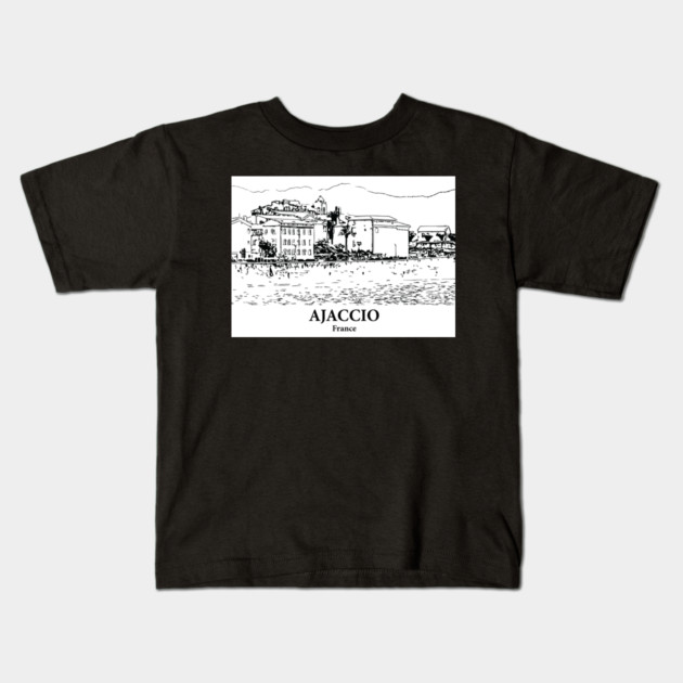 Ajaccio - France Kids T-Shirt by Lakeric