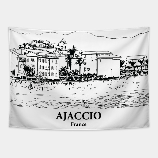 Ajaccio - France Tapestry by Lakeric