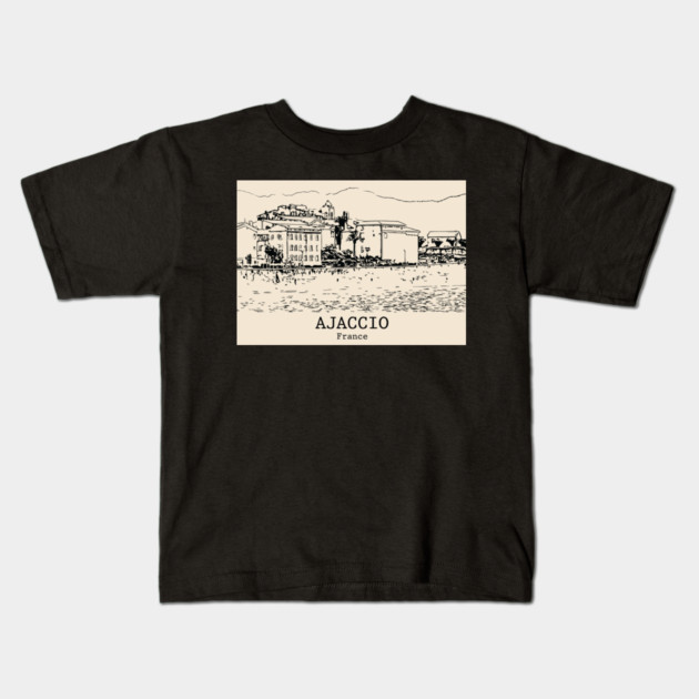 Ajaccio - France Kids T-Shirt by Lakeric