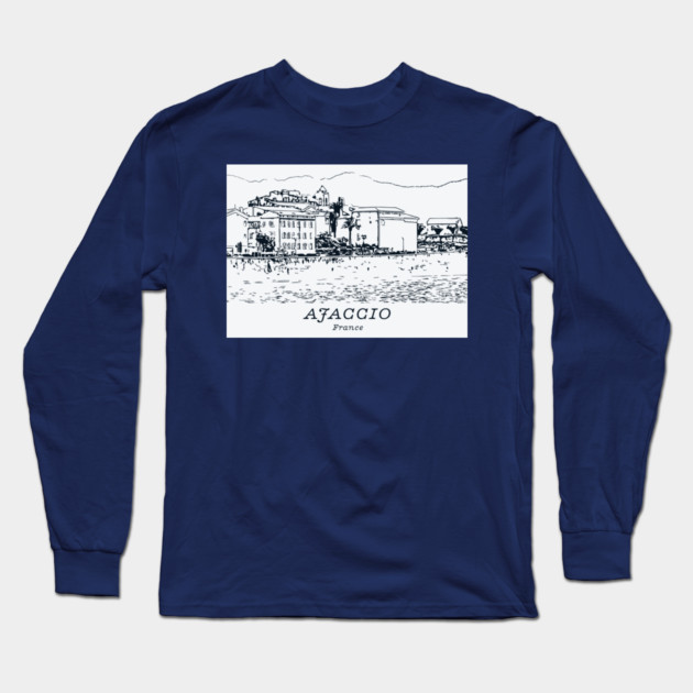 Ajaccio - France Long Sleeve T-Shirt by Lakeric