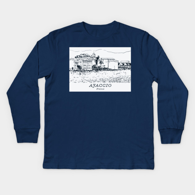 Ajaccio - France Kids Long Sleeve T-Shirt by Lakeric