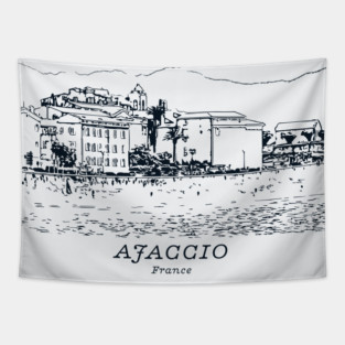 Ajaccio - France Tapestry