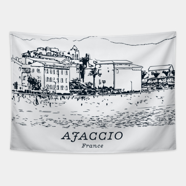 Ajaccio - France Tapestry by Lakeric