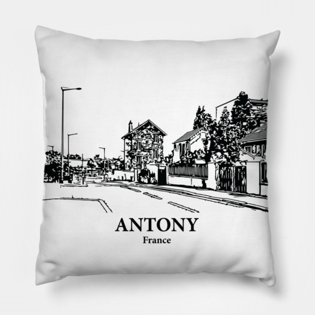 Antony - France Pillow by Lakeric