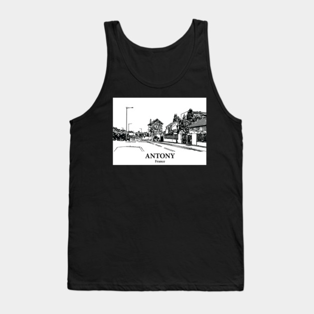 Antony - France Tank Top by Lakeric