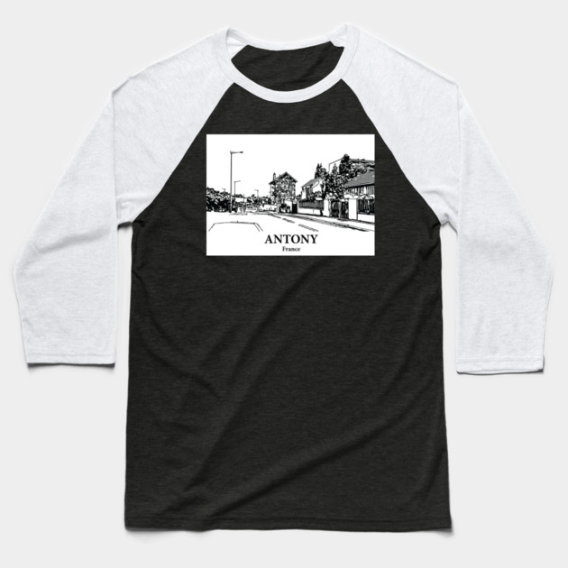 Antony - France Baseball T-Shirt by Lakeric