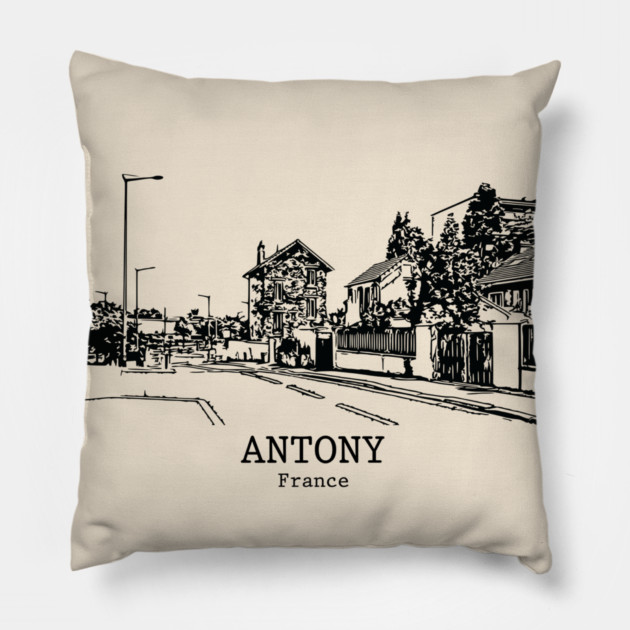 Antony - France Pillow by Lakeric