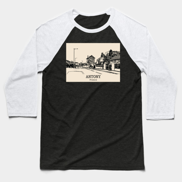 Antony - France Baseball T-Shirt by Lakeric