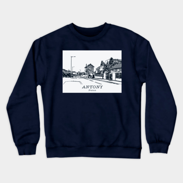 Antony - France Crewneck Sweatshirt by Lakeric