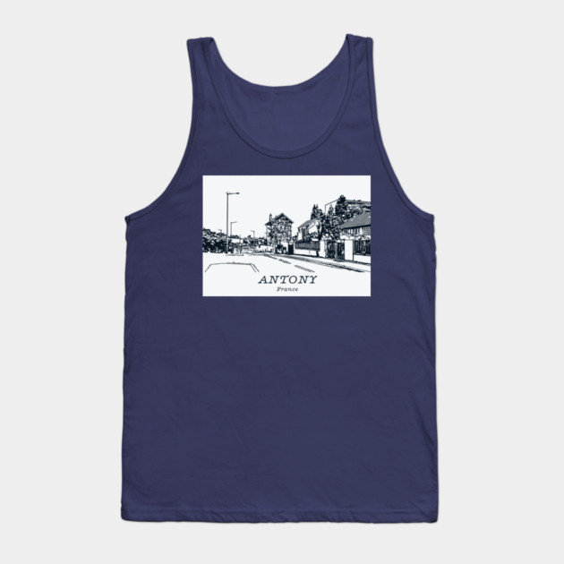 Antony - France Tank Top by Lakeric