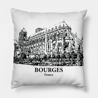 Bourges - France Pillow