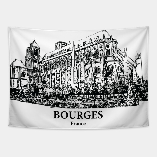 Bourges - France Tapestry by Lakeric