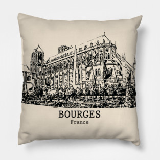 Bourges - France Pillow