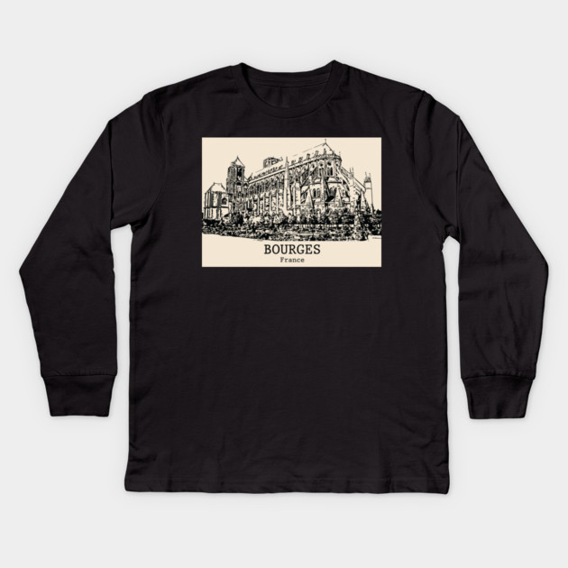 Bourges - France Kids Long Sleeve T-Shirt by Lakeric