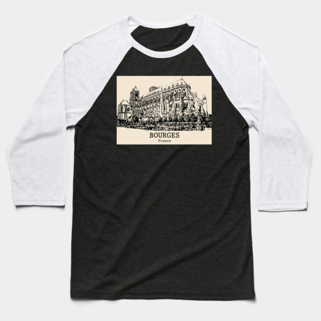 Bourges - France Baseball T-Shirt by Lakeric