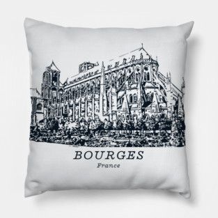Bourges - France Pillow