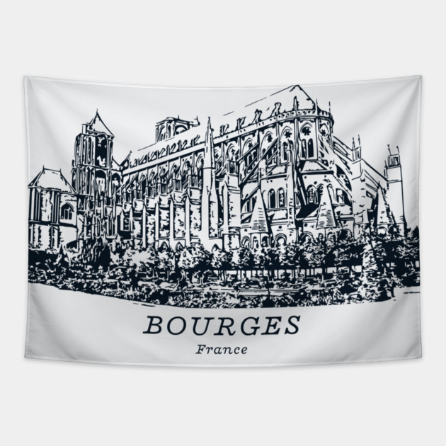 Bourges - France Tapestry by Lakeric
