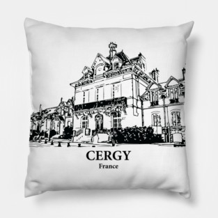 Cergy - France Pillow