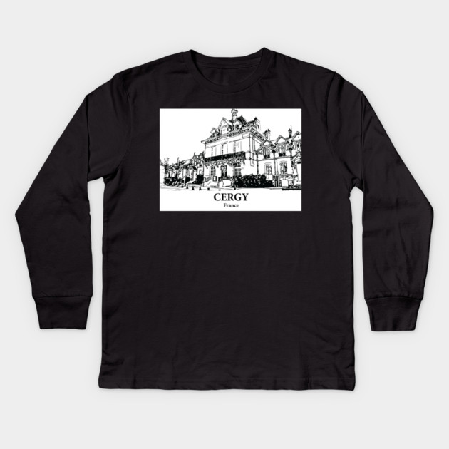 Cergy - France Kids Long Sleeve T-Shirt by Lakeric
