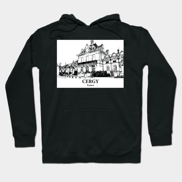 Cergy - France Hoodie by Lakeric