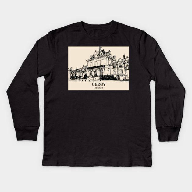 Cergy - France Kids Long Sleeve T-Shirt by Lakeric