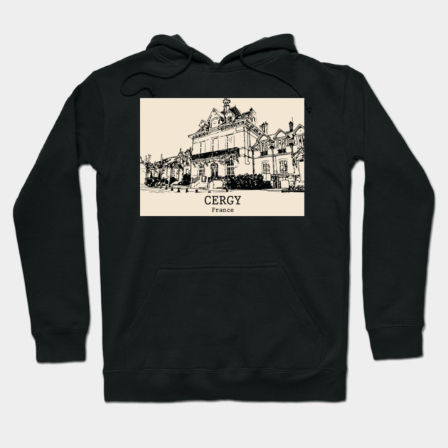 Cergy - France Hoodie by Lakeric