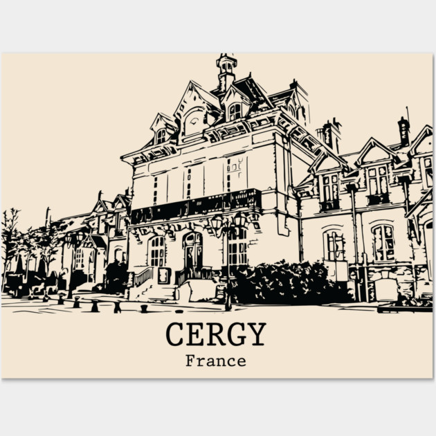Cergy - France Wall Art by Lakeric