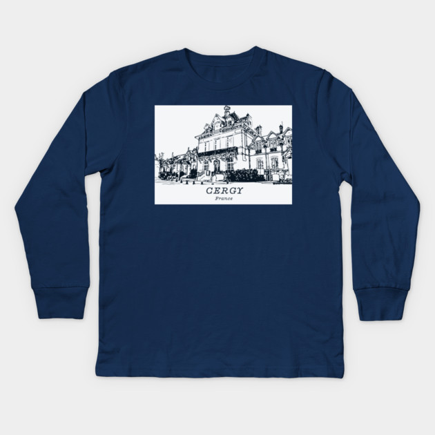 Cergy - France Kids Long Sleeve T-Shirt by Lakeric