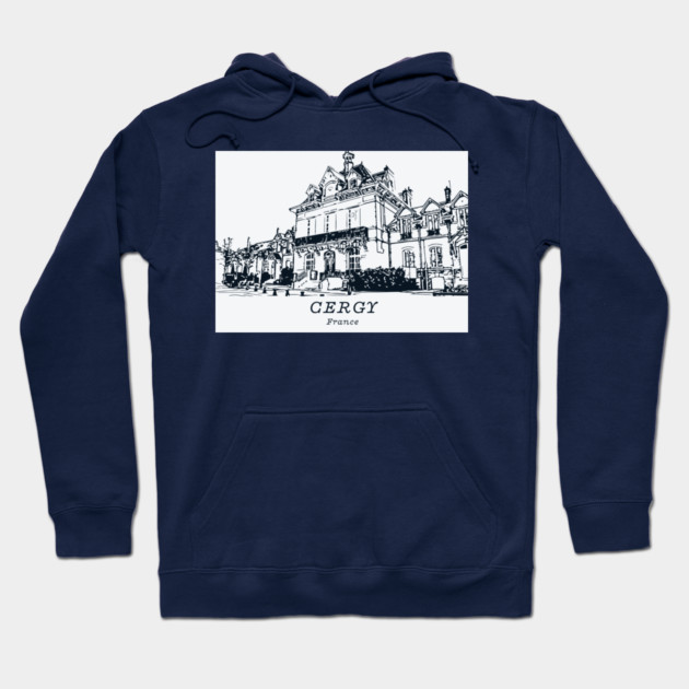 Cergy - France Hoodie by Lakeric
