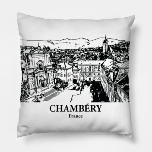 Chambéry - France Pillow