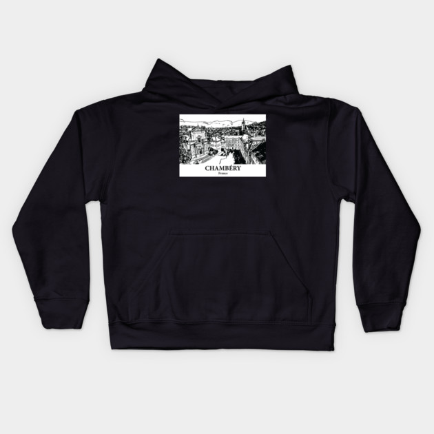 Chambéry - France Kids Hoodie by Lakeric