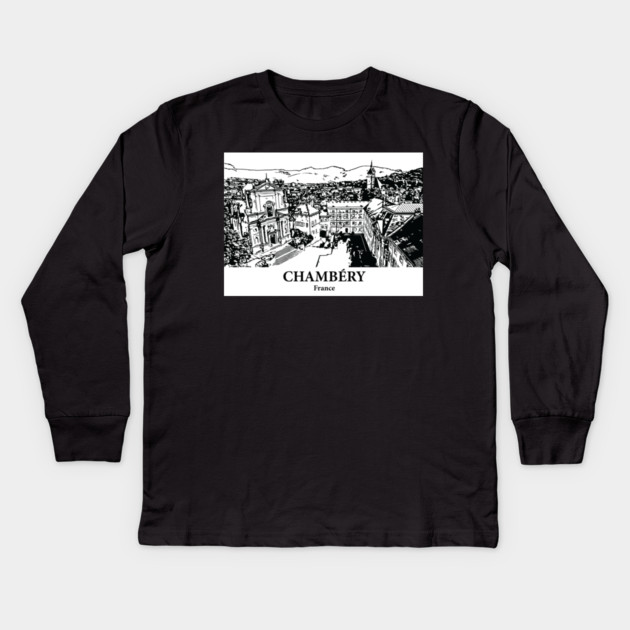 Chambéry - France Kids Long Sleeve T-Shirt by Lakeric