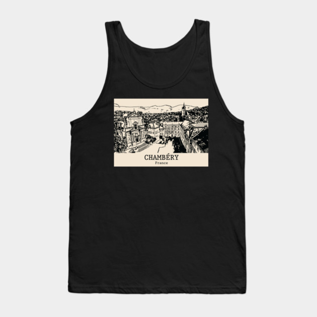 Chambéry - France Tank Top by Lakeric