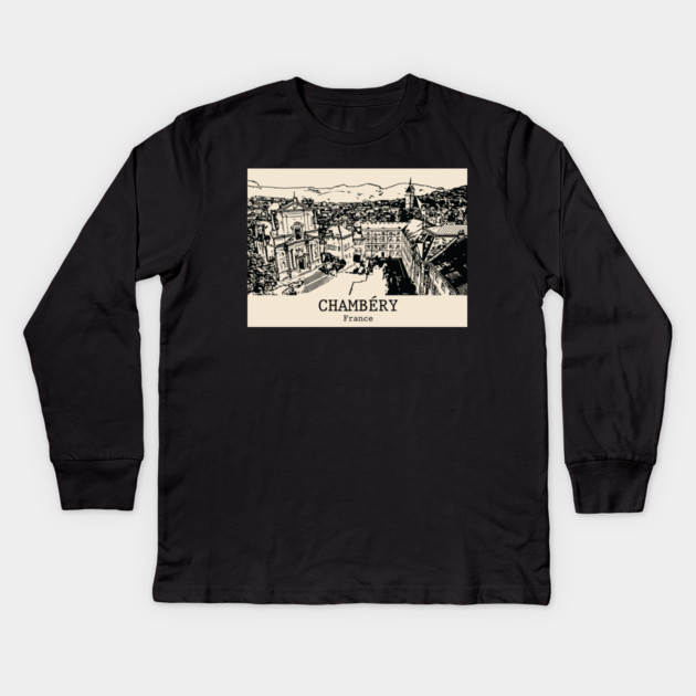 Chambéry - France Kids Long Sleeve T-Shirt by Lakeric