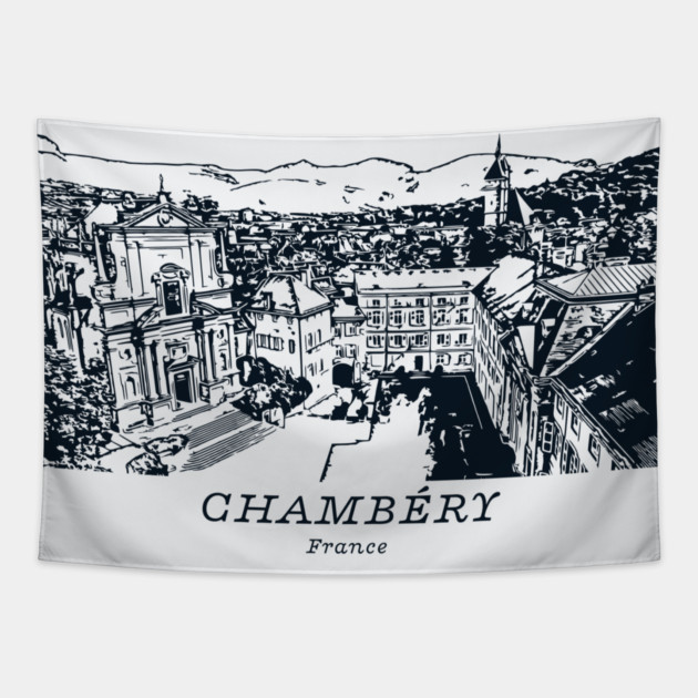 Chambéry - France Tapestry by Lakeric