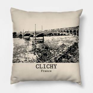 Clichy - France Pillow