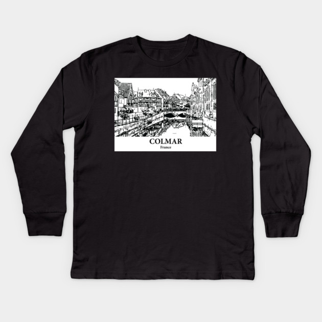 Colmar - France Kids Long Sleeve T-Shirt by Lakeric