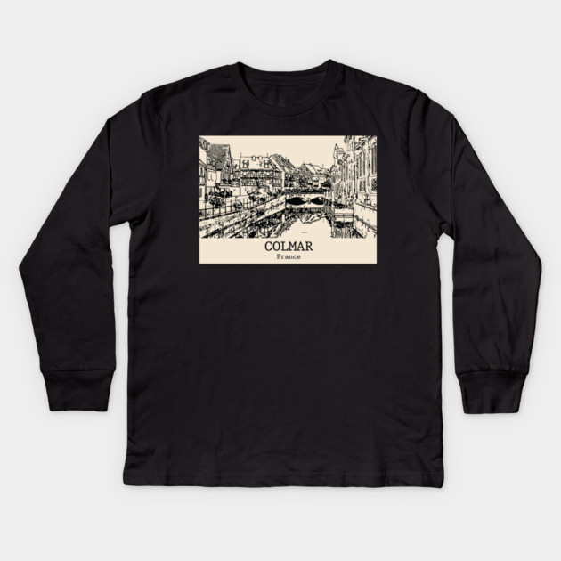 Colmar - France Kids Long Sleeve T-Shirt by Lakeric